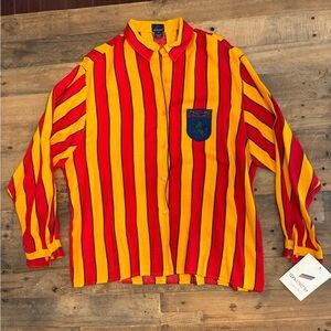 NWT Vintage Daniel Hechter Paris Button Down 90s Y2K